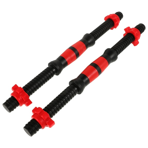 Pawsdot Dumbbell Handle 2Pcs Black Secure Grip for Strength Training and Sports