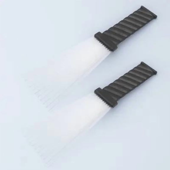 Pawsdot 2Pcs Hairdressing Combs Steel Needle Combs Black for Professional Hair Styling