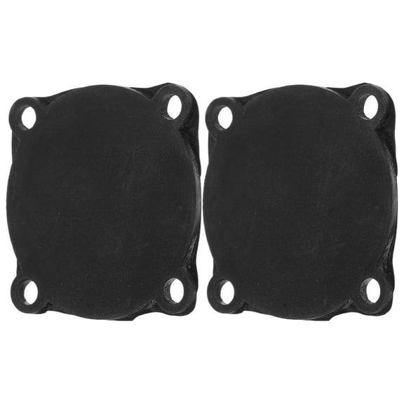 Pawsdot Air Compressor Switch Pads, Black Rubber, Automatic Control, Versatile Application, 2Pcs