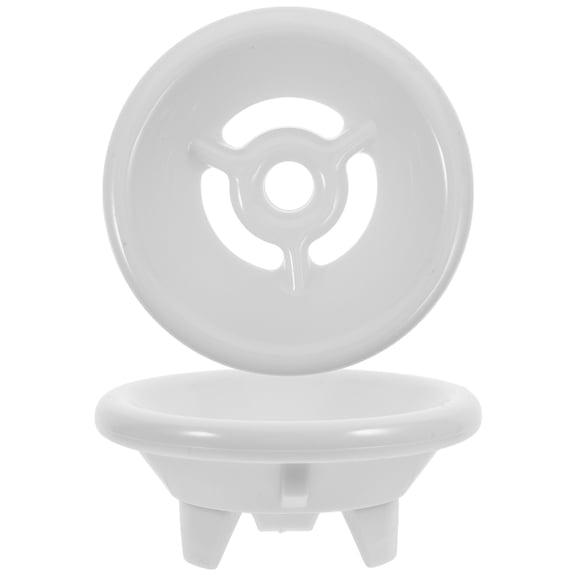 Pawsdot ABS Urinal Stopper White Anti-Odor Splash Protection for Bathroom 2Pcs
