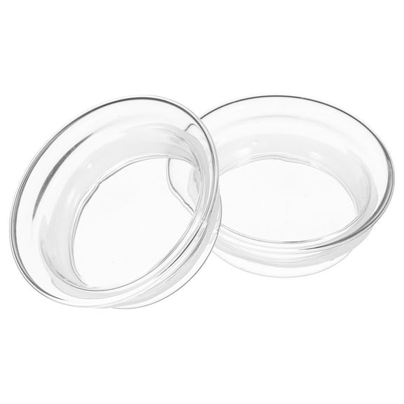 Pawsdot 2Pcs Glass Water Pitcher Lid Replacement Cover with Silicone Seal for Spill Protection and Kitchen Use