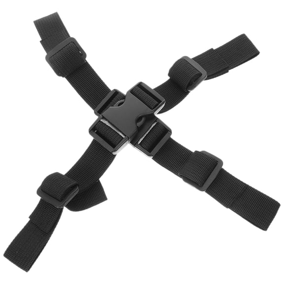 Pawsdot 2Pcs Accordion Back Holder Strap Durable Black Strap Harness for Musical Instrument Performance