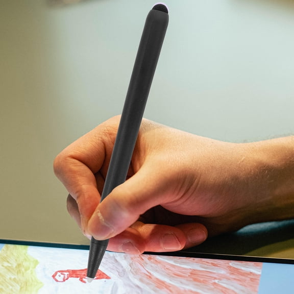 Pawsdot ABS Stylus Pen, Black, Dual-Tip, Ideal for Business and Teaching
