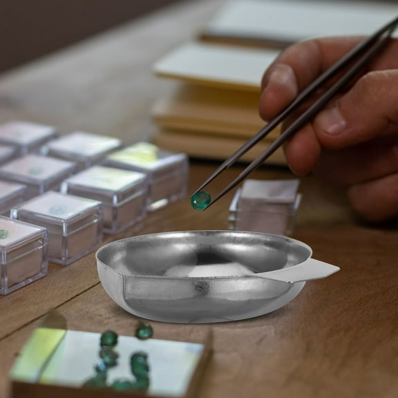 Pawsdot 2Pcs Stainless Steel Scale Tray Rack Electronic Balance Scale Pan for Home Kitchen Use