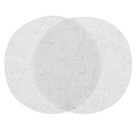 Pawsdot 2Set Round Ceiling Light Diffuser Cover Dazzling-proof Fabric For Chandelier