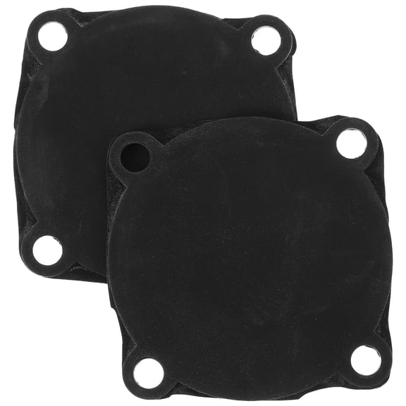 Pawsdot Automatic Pressure Switch Gaskets Durable Rubber Air Compressor Parts Replacement Black 2Pcs