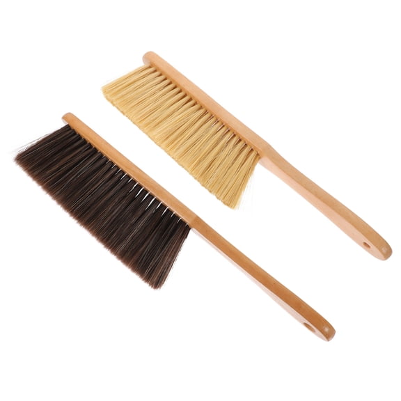 Pawsdot Handheld Broom Wood Handle Multi-Functional for Household Dusting