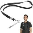 thumbnail image 1 of Pawsdot Pet Whistle White Stop Barking for Dog Training with Lanyard 2Pcs, 1 of 6