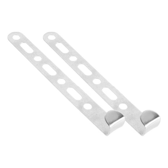 Pawsdot 2Pcs Alloy Power Supply Fixing Bracket for Car Air Intake with Stable Secure Mounting Silver