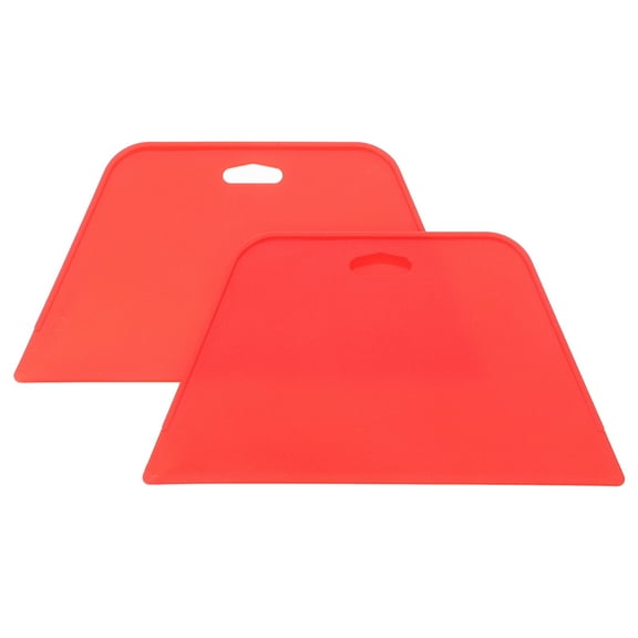 Pawsdot 2Pcs Red Wallpaper Scoring Tool and Squeegee for Vinyl Wrap Easy Bubble Removal