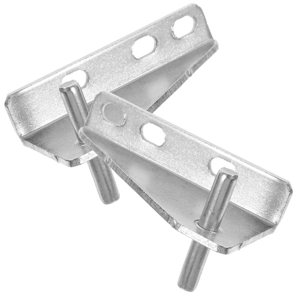 Pawsdot Stainless Steel Freezer Door Hinge Silver Quiet Rubber Cap Durable Easy Install