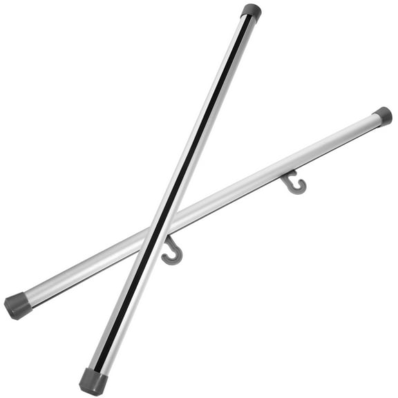 Pawsdot 2Pcs Silver Alloy Poster Hanger Frame Lightweight Painting Scroll Holder