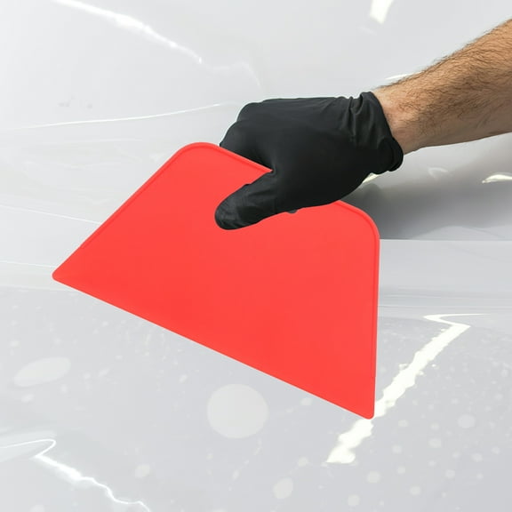 Pawsdot 2pcs Wall Squeegee Paint Tools For Window Tinting Red PP Squeegee For Professionals Use