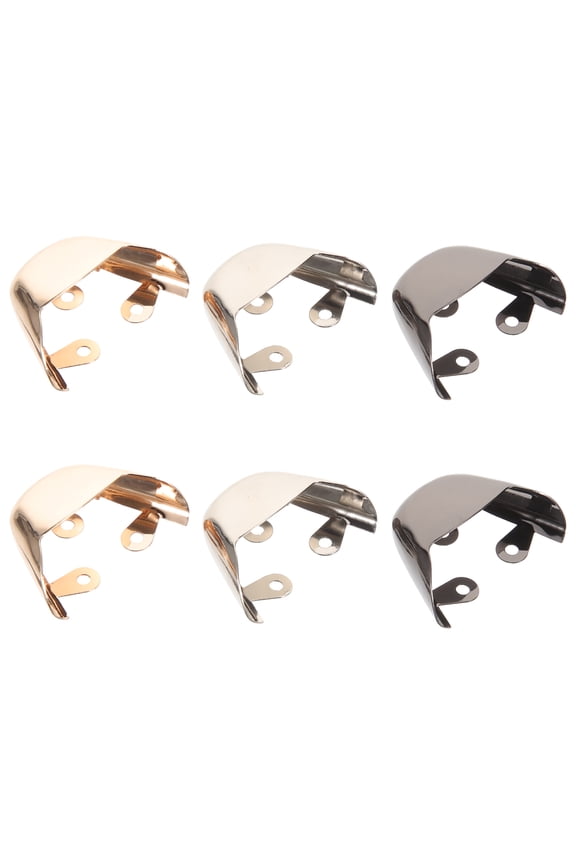 3 Pairs Metal Toe Guards for Shoes Protection for Women Fashion Enhancement Assorted Color