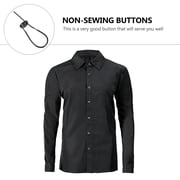 Pawsdot 30Pcs Removable Plastic Buttons Needle Free Durable Fixation for Windbreaker and Shirt