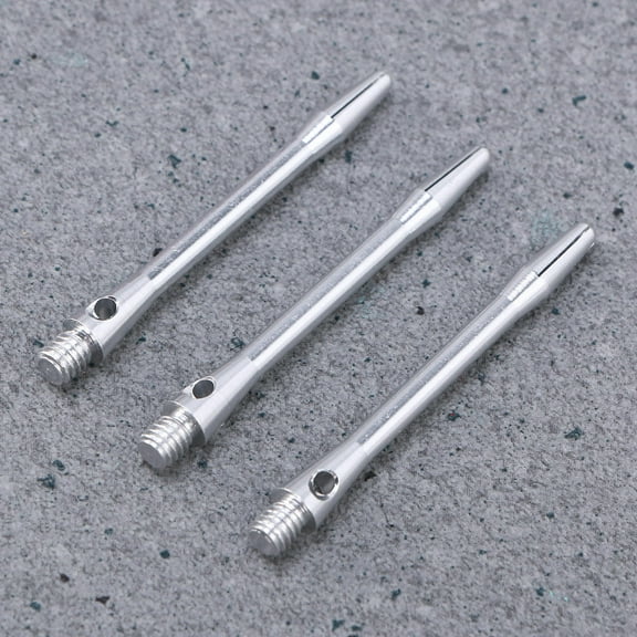 Pawsdot 3Pcs Metal Darts Shafts Plated Silver Aluminium Alloy Front Loaded Weight Balance