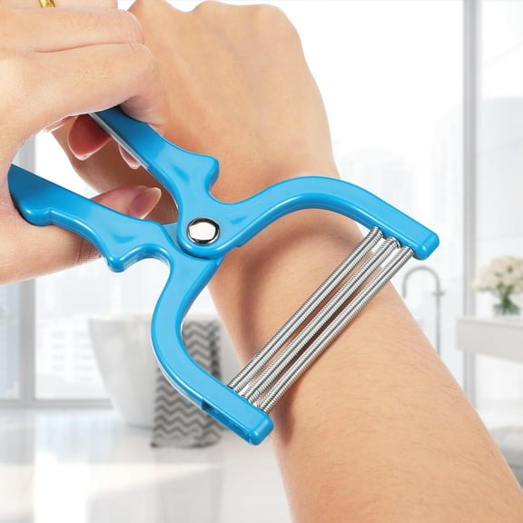 Pawsdot 3Pcs Facial Hair Removal Tool Blue Threading Epilator for Home Use Safe Material