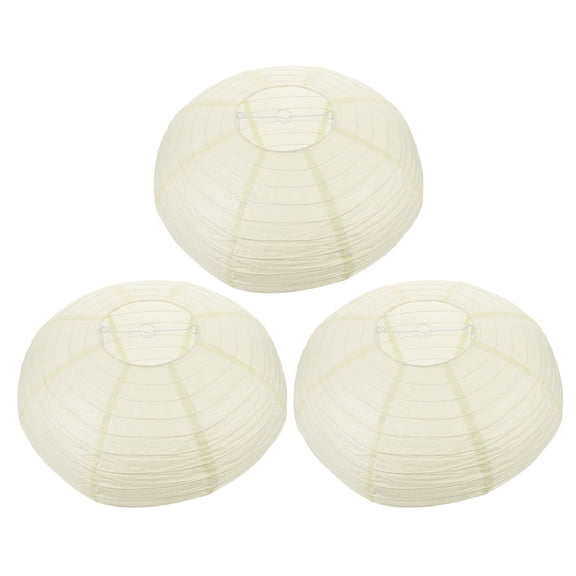 Pawsdot Paper Pendant Light Decorative Lighting Lantern Lampshade Beige 3pcs