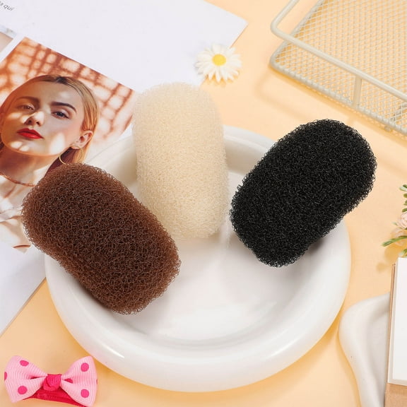 Pawsdot 3Pcs Hair Volume Tool Assorted Gripping Hair Clip Volume Bump Sponge for Women