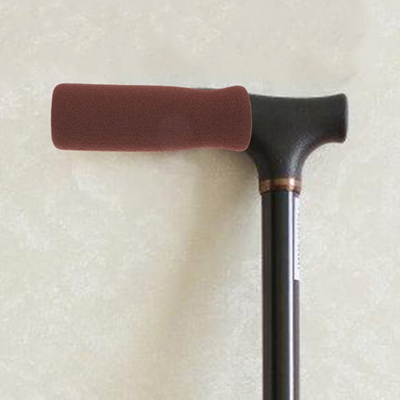 Pawsdot 3Pcs Non Slip Crutch Handle Grips Thick Soft Walking Cane Grip Protectors Multi Color