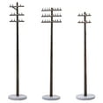 thumbnail image 1 of Pawsdot 3Pcs Mini Design Road Telegraph Poles Models ABS for Micro Landscape with Model Decoration, 1 of 8