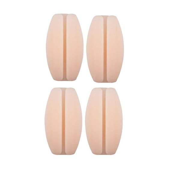 Pawsdot 4 Pair Silicone Shoulder Pads for Women Distribute Weight Everyday Use Assorted Color