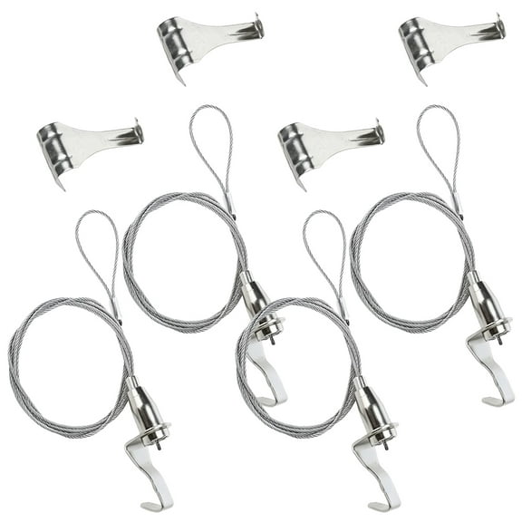 Pawsdot Stainless Steel Picture Hanging Cord Heavy-Duty for Home Decor 4Sets