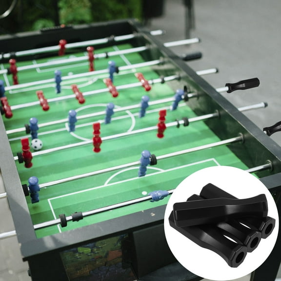 Pawsdot 4Pcs Plastic Foosball Handles Black Ergonomic Football Table Grip