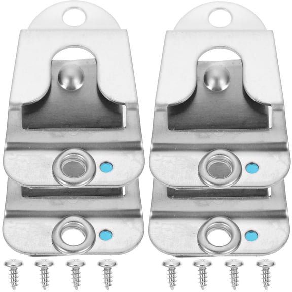 Pawsdot Mic Mount for Car Microphone Holder Stainless Steel 4Pcs