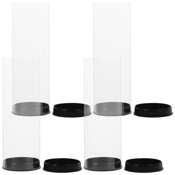 Pawsdot 4Pcs Golf Ball Display Holder Pvc Multi Cylindrical Storage for Store Display