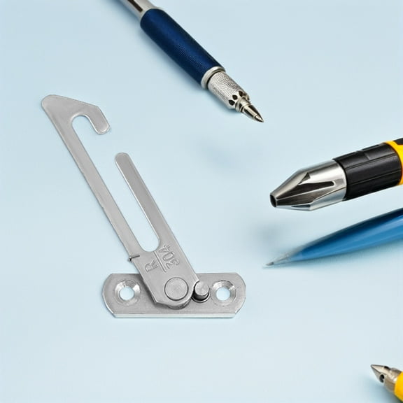 Pawsdot 4Pcs Stainless Steel Window Limiters Security Lock with Hand Screw Installation