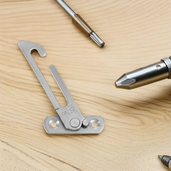 Pawsdot 4Pcs Stainless Steel Window Lock Limiter with Hand Screw for Home Use