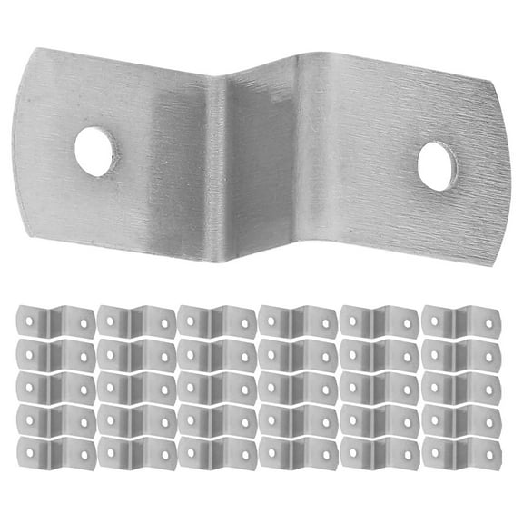 Pawsdot 50Pcs Silver Z Clips for Table Tops Heavy Duty Picture Frame Hardware