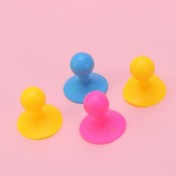 Pawsdot 5Pcs Phone Holder with Dot Sucker Plate for Freely Using on Various Surfaces Assorted Color