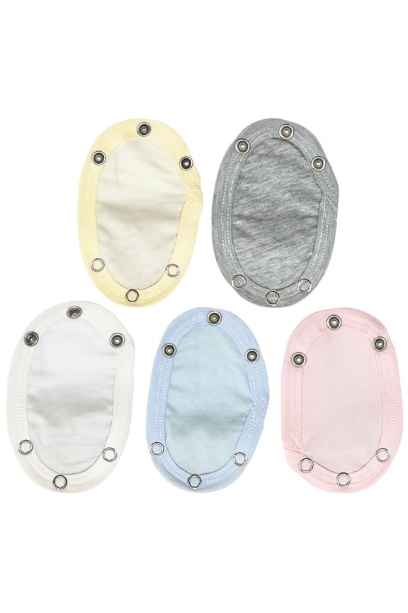 5pcs Vest Extenders Simple and Extends Bodysuits for Boys Daily Use