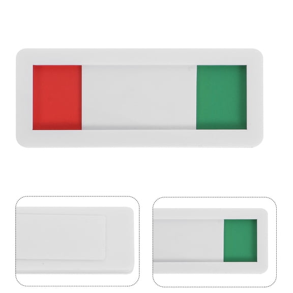 Pawsdot 5Pcs Multi Color Acrylic Slide Door Signs Office Privacy and Occupied Indicator