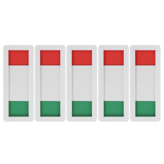 Pawsdot 5Pcs Slide Door Signs Acrylic Material Office Use Privacy Indicator Red and Green