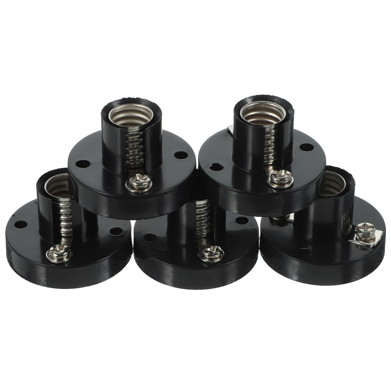 Pawsdot 5pcs Black Light Bulbs Socket Lamp Socket Parts for Commercial ...