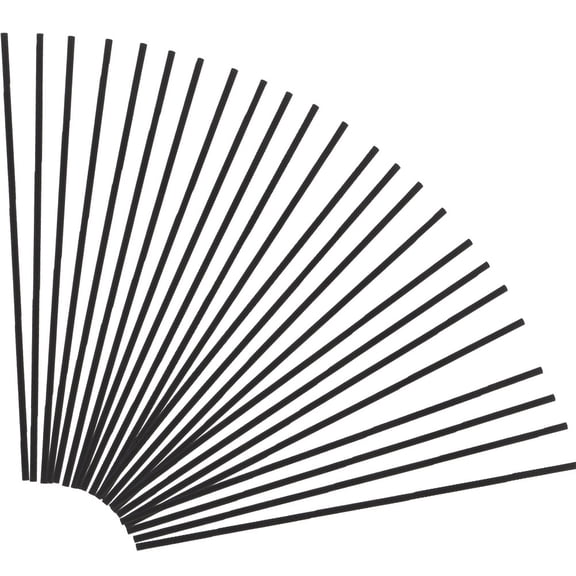 Pawsdot 60 Pcs Essential Oil Volatile Sticks Black Fiber Aromatherapy Room Diffuser Sticks