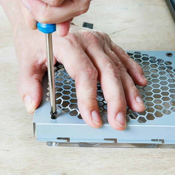 Pawsdot Housing Screws Metal Black for Computer Case and Power Supply Compartment 60pcs