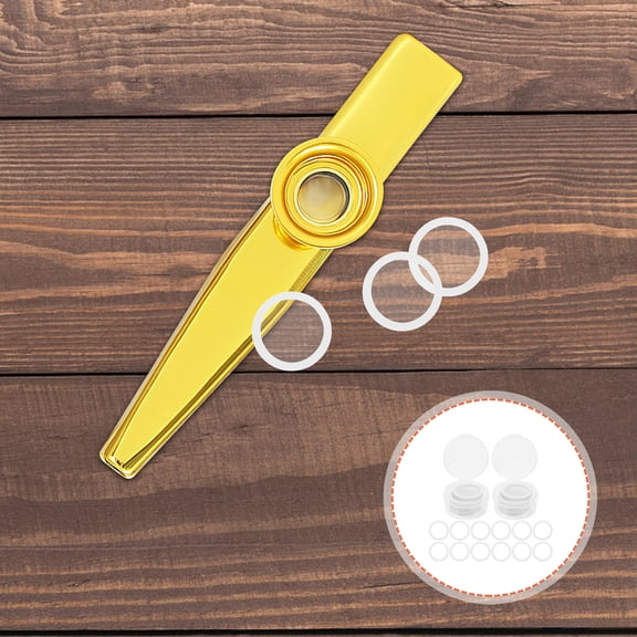 Pawsdot 60Pcs Kazoo Flute Membranes White Pe Material Crisp Sound Replacement