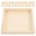 thumbnail image 1 of Pawsdot 6PCS Unfinished Wood Trays for Painting Simple Design for Home Exhibition Use, 1 of 7
