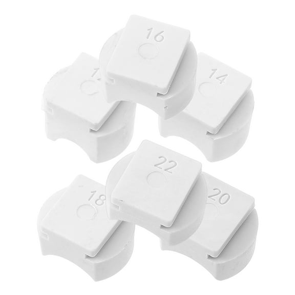 Pawsdot 6Pack Bending Tool for Spoon Rings White Plastic Accessory for Practical Jewelry Creation Uses