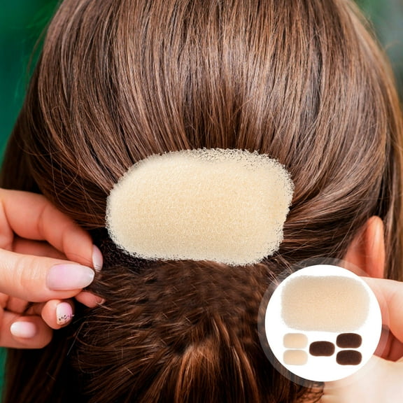 Pawsdot 6Pcs Hair Bump Insert Clips Assorted Color Nylon Steel Create Hairstyles for Women Daily Use