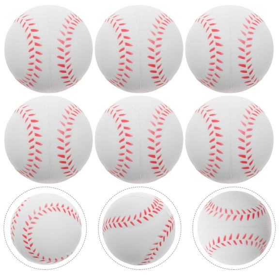 Pawsdot 6Pcs Pitch Training Softball PU Foam for Sports Games