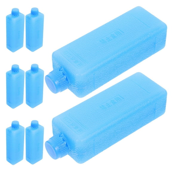 Pawsdot 8Pcs Reusable Blue Ice Packs for Cooler Use Providing Extended Cooling for Air Conditioner Fans