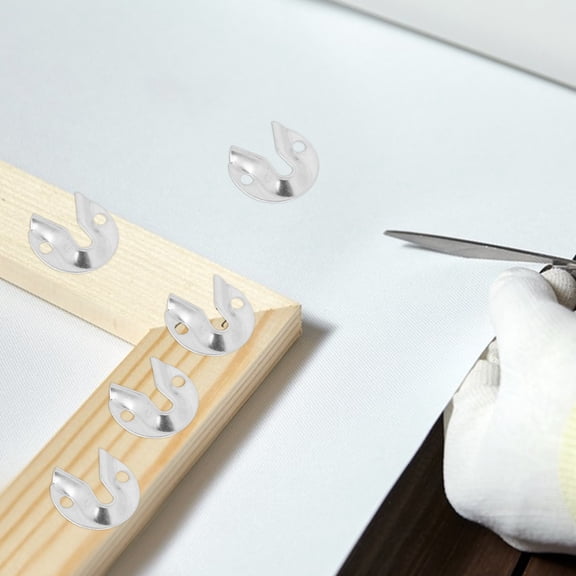 Pawsdot Stainless Steel Keyhole Hangers Heavy Decorations Wall Mount 8Pcs