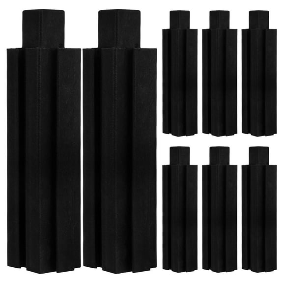 Pawsdot 8Pcs Plastic Planter Box Supports for Raised Vegetable Garden Bed Outdoor Grey