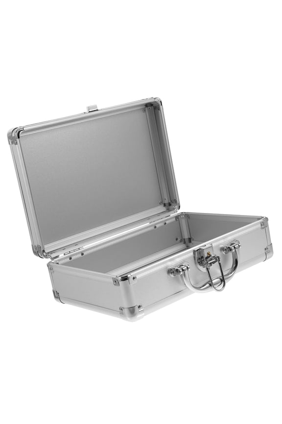 Aluminum Alloy Briefcase Portable Workstation Hard Case with Reinforced Frame and Convenient Handle