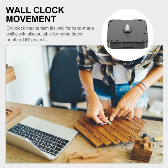 Pawsdot Replacement Quartz Clock Mechanism Wall Clock Mechanism Plastic DIY 1Set